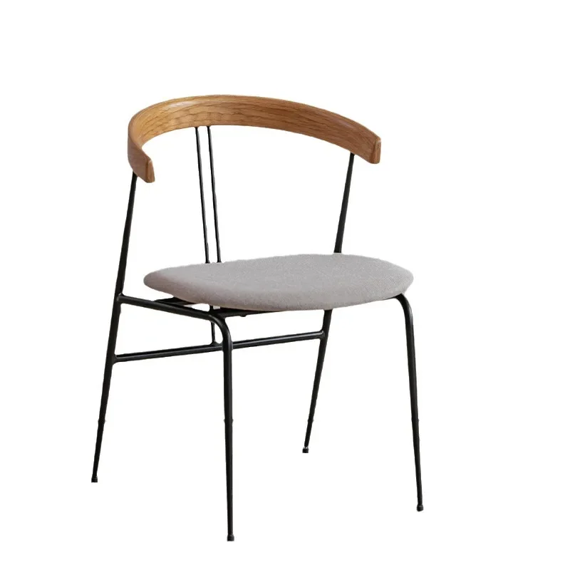 

White Oak Back Fashion Art Poetic Nordic Designer Home Restaurant Hotel Dining Leisure Chair