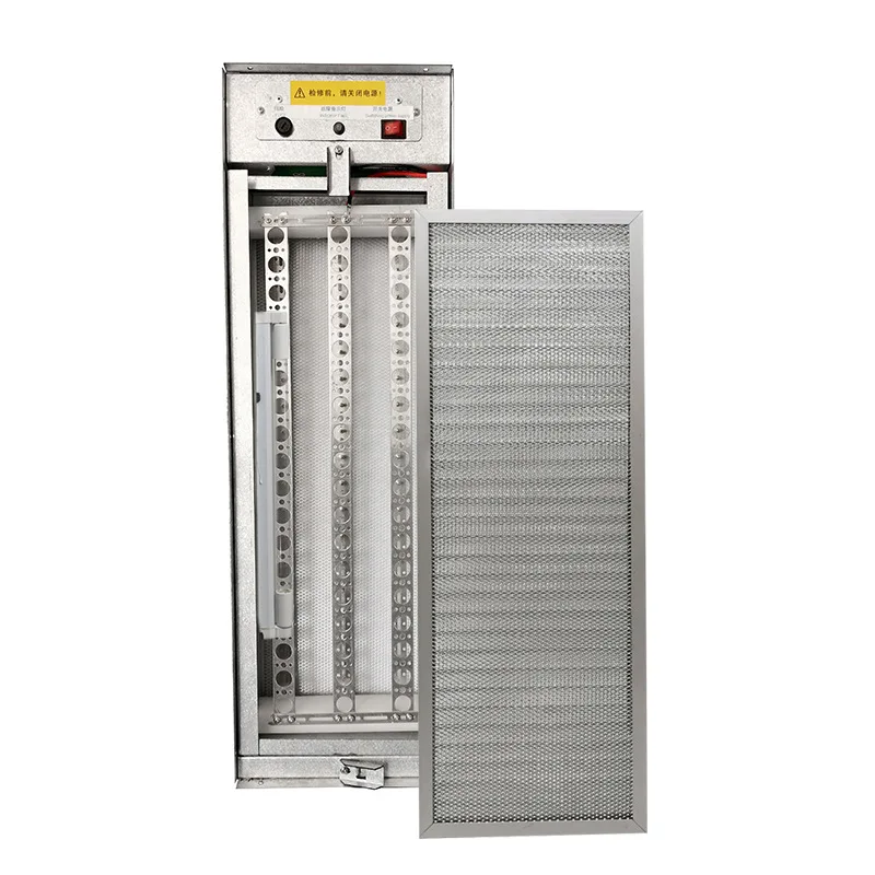 

Back trend/fan coil electronic air purifier, air duct type plasma micro-static