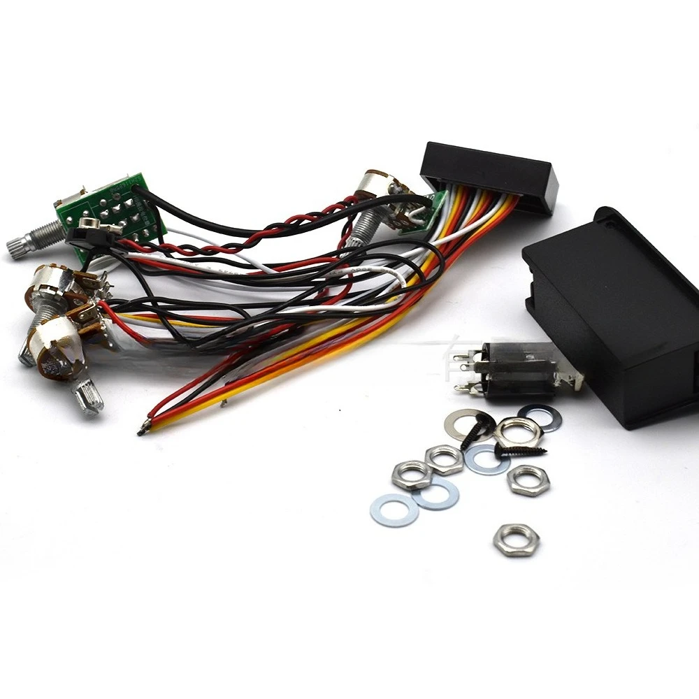 2-section Electric Guitar Bass Active Pickups Amplified Lines Guitar Electronic Accessories