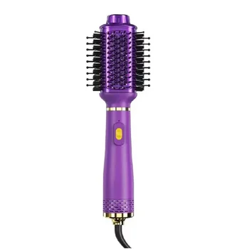 Image Electric New Ion Hot Air Blow Brush Hair Dryer Brush Anion Straightener Curling Iron Styler Comb Volumizer Hot Air Brush 1000W