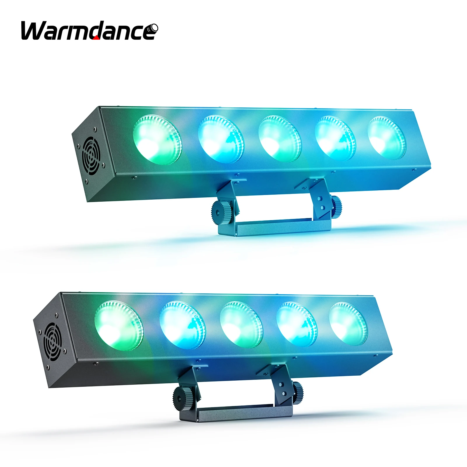 2PCS/SET LED RGBW Wall Wash Lamp DJ Disco Party Par Stage Light Effect Projector COB Matrix Lamp Par Light for Dance Bar Wedding