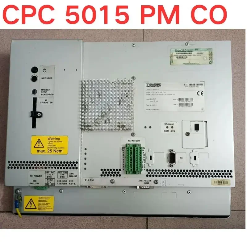 Second-hand test OK  CPC 5015 PM CO industrial touch screen DVG-CPC5015 038-HW AE 00