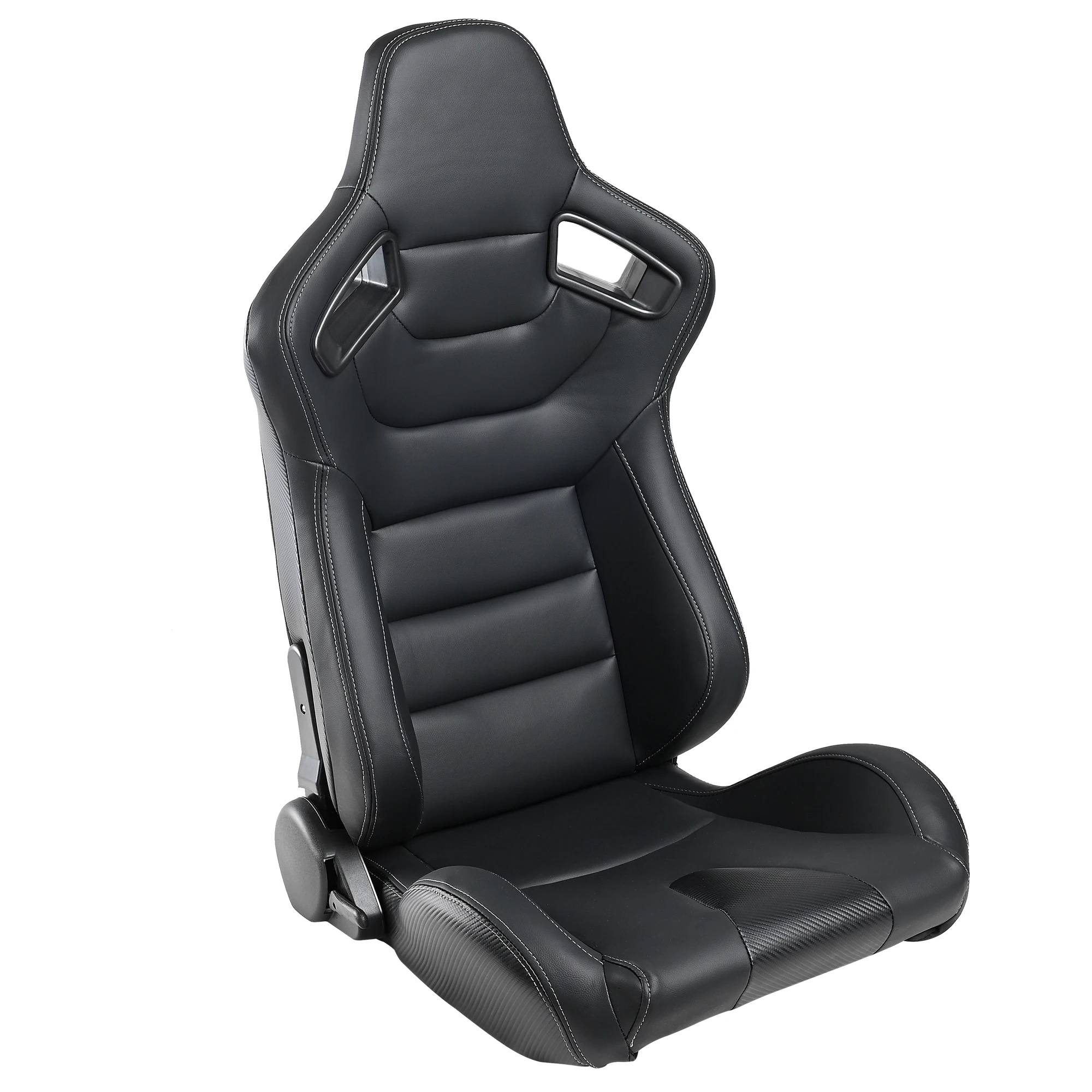 

Высококачественное универсальное спортивное сиденье из ПВХ для гоночных автомобилей, оптовая продажа, с карбоновыми вставками, кожаное