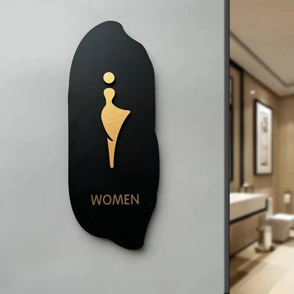 

2025 унисекс, табличка для ванной комнаты, коммерческий индикатор туалета, подходит для дверного/настенного монтажа в офисах, домах и общественных зонах
