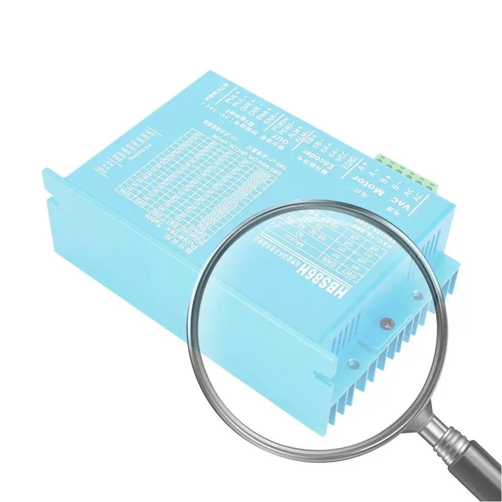 

Драйвер двухфазного шагового двигателя с замкнутым контуром HBS86H с портом RS232, замена гибридного шагового сервопривода