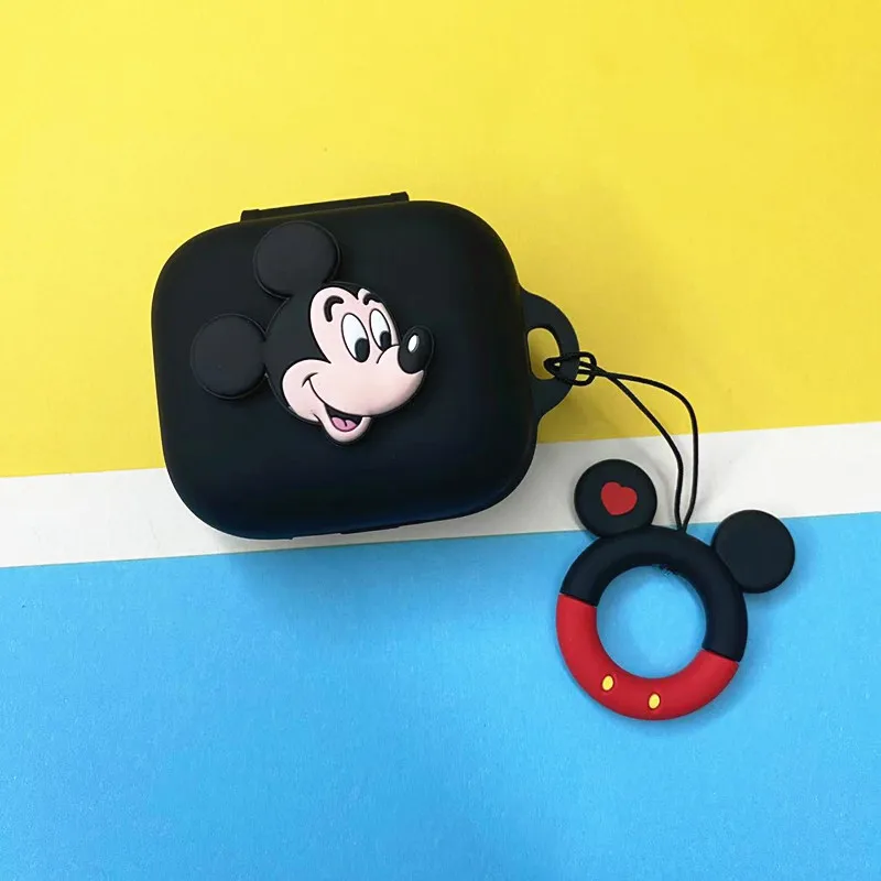 Potdemiel ديزني حقيبة سماعة الاذن غطاء ل Anker Soundcore R50i NC / P30i سيليكون سماعات لاسلكية واقية قذيفة مع هوك