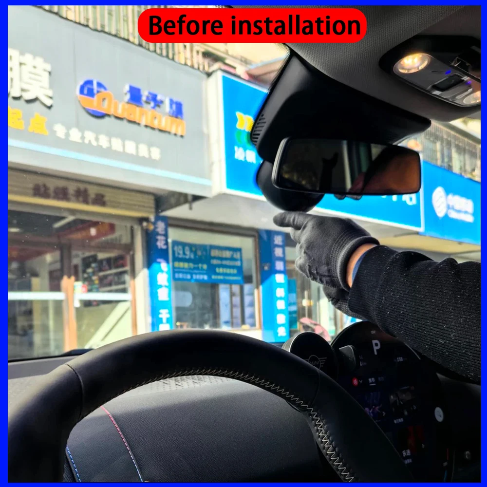 for Mini Hatch Hardtop Cooper E SE Battery Electric J01 2024 2025 OEM 4K DVR Dash Cam Front Rear Camera WiFi Video Recorder
