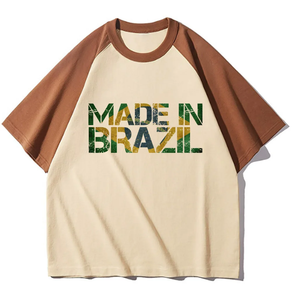 Brazil t shirt women funny Tee girl anime clothes