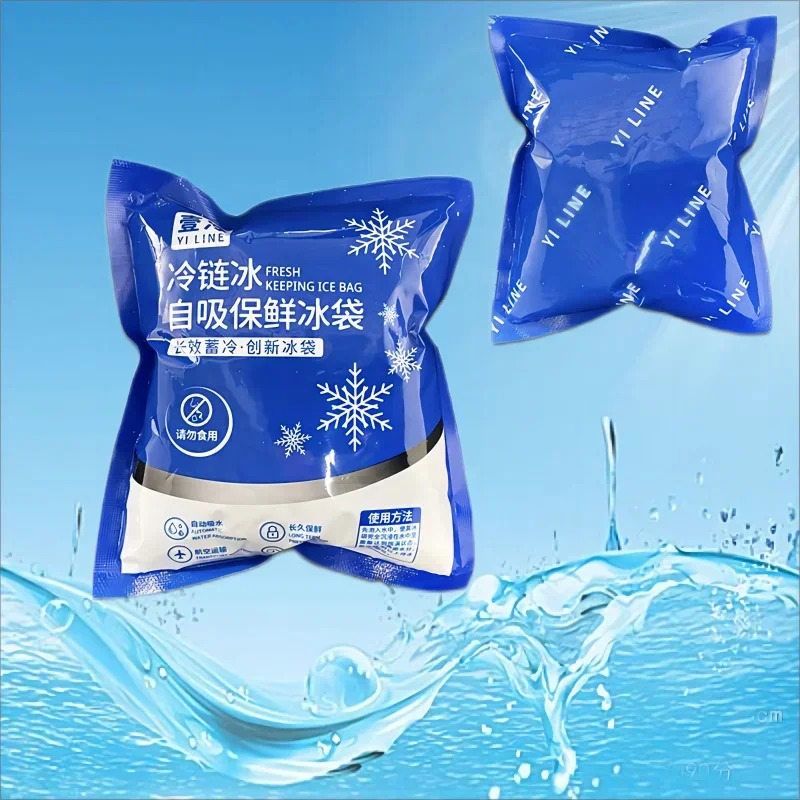 10pcs Ice Pack Reusable Self-Priming Icing Cooler Bag Pain Cold Compress Drinks Refrigerate Picnic Food Keep Fresh Dry Ice Packs