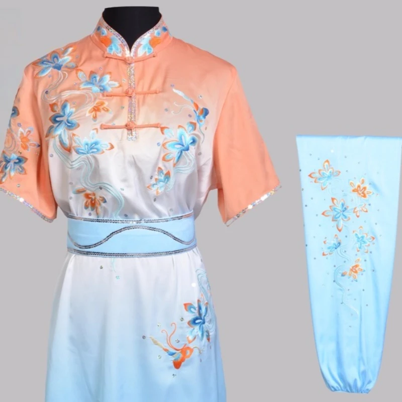 Custom Martial Arts Uniform Kung Fu Suit with Dragon Embroidery Southern Fist Long Fist Reinforced for KungFu Forms Competition
