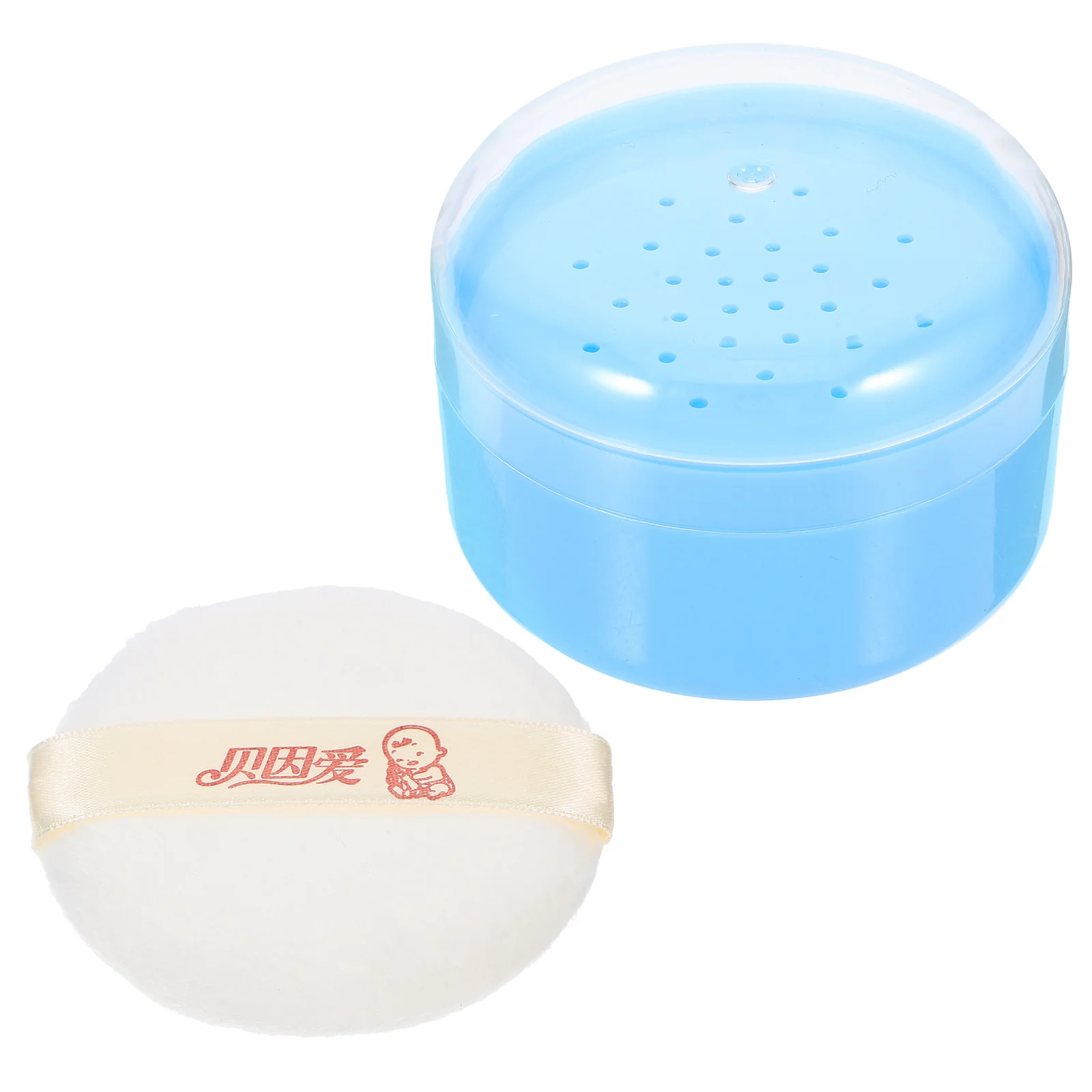 صندوق بودرة الجسم، حاوية منتفخة للأطفال، مجموعة أدوات العناية بالبشرة من Talcum