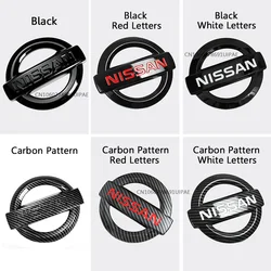 Car Emblem Sticker For Nissan Qashqai Juke X-Trail Sentra Altima Kicks Murano ABS Steering Wheel Front Rear Badge Accessories