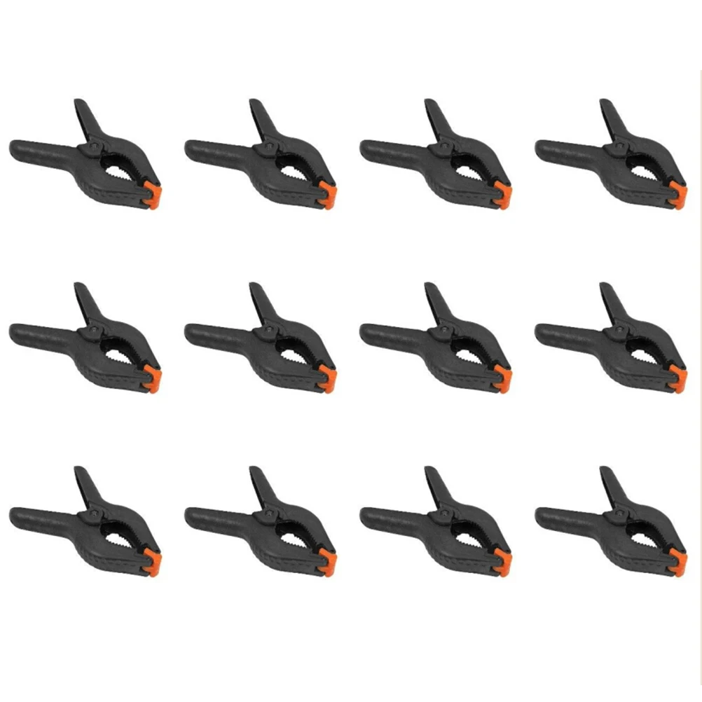 10pcs 2inch Spring Clamps DIY Woodworking Tools Plastic Nylon Clamps For Woodworking Spring Clip Photo Studio Background