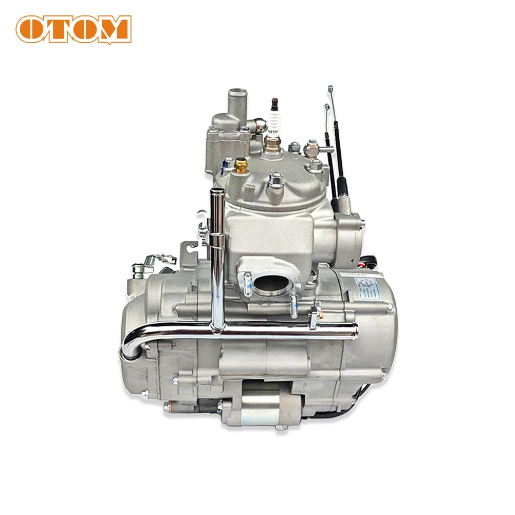 OTOM Motocross Crossmotor Motor 250cc 2-taktmotor KEWS Off-road motorfiets Loncin MT250 motorconstructie