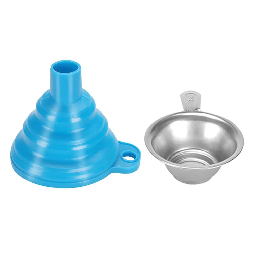 

1 Resin Transferring Funnel Set Silicone Foldable Funnel Metal Funnel for DLP SLA UV Photocuring 3D Printer Part (Random Co