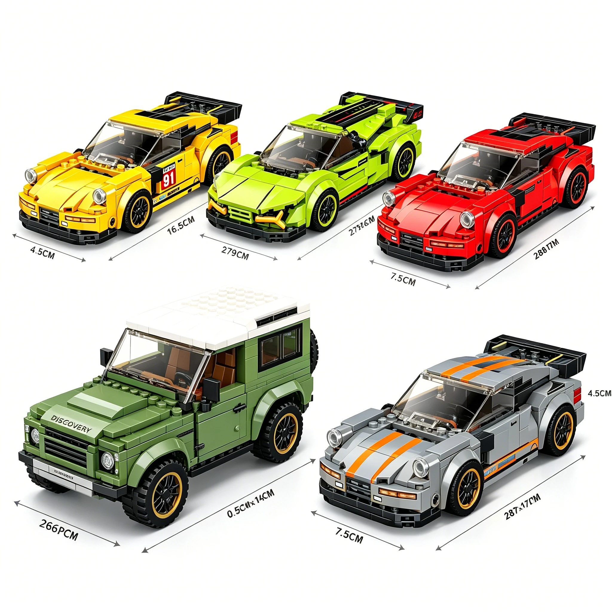 Voiture de course technique City MOC, blocs de construction, modèle de véhicule de course sportive, briques d'assemblage éducatives, jouets pour hommes, Noël