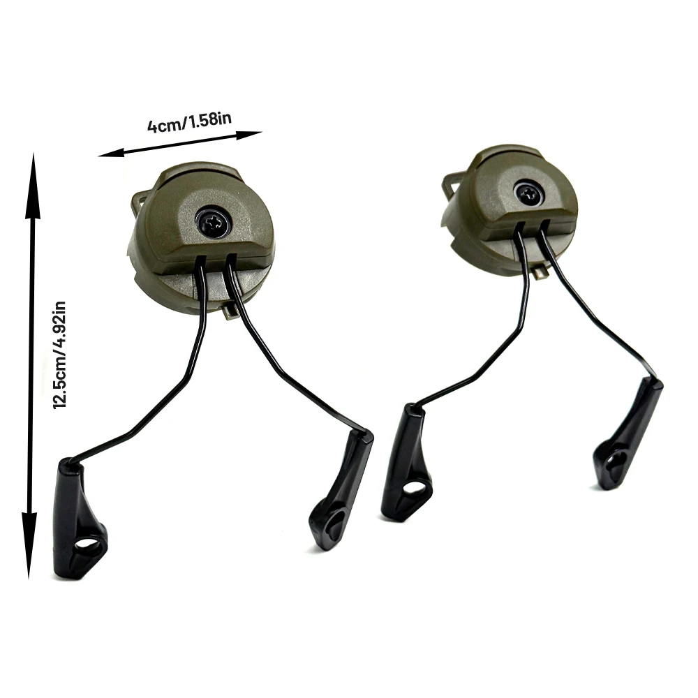 Electronic Earmuf ARC OPS-CORE Helmet Rail Adapter Tactical Headphone Stand for Howard Leight Impact Sport Hunt Shooting Headset