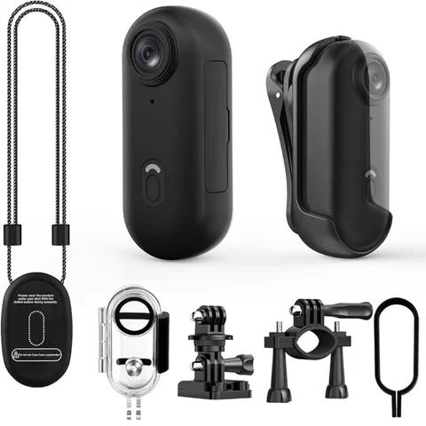 Magnetic 4K Mini Action Camera HD 1080P WiFi Wireless Body Mount POV Holder Bodycam Vlogging Motorcycle Helmet Sports Video Cam