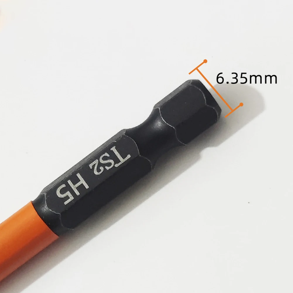 Imagem -06 - Hex Cabeça Chave de Fenda Bit Mudança Rápida Motorista de Impacto Chave de Fenda Magnética Brocas H1.5h2.0 H2.5 h3 h4 h5 h6 h8 H10 Pcs
