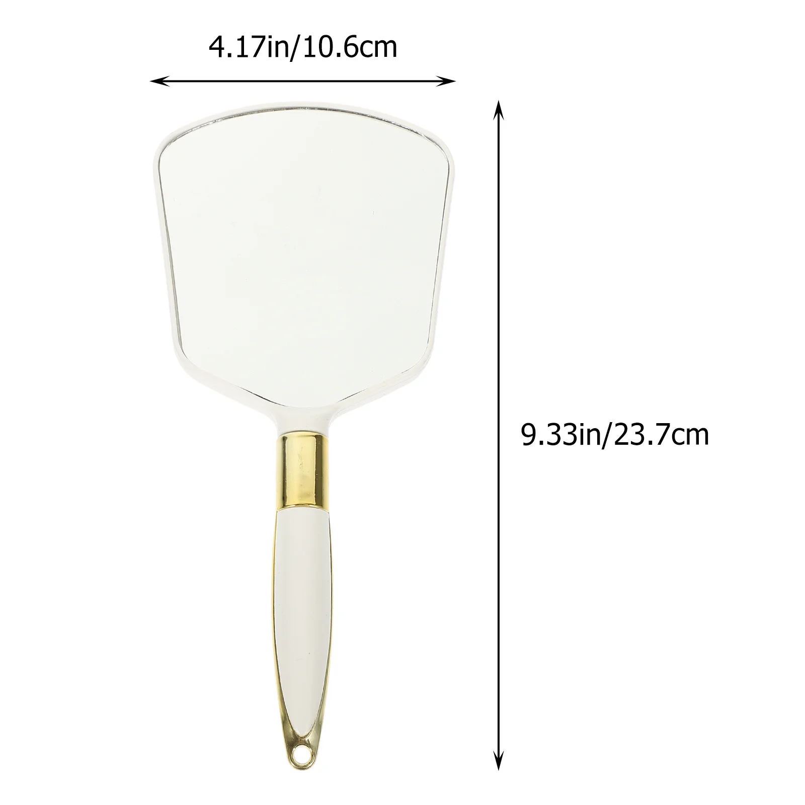 Vanity Hand Mirror Practical Glass Mirror for Makeup Vanity Bedroom Bathroom Office and Jewelry Stores Makeup Accessories