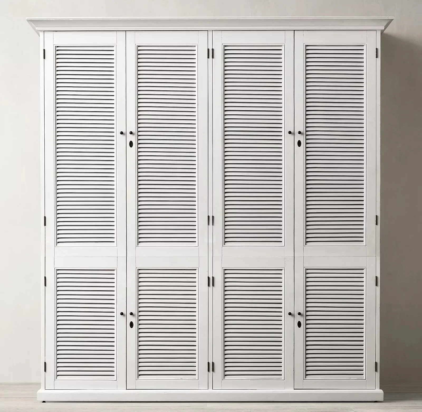American, French, Vintage, Blinds, Solid Wood, Design, Casement, Adult, Four Doors, Wardrobe, Wardrobe, Double Door, Furniture