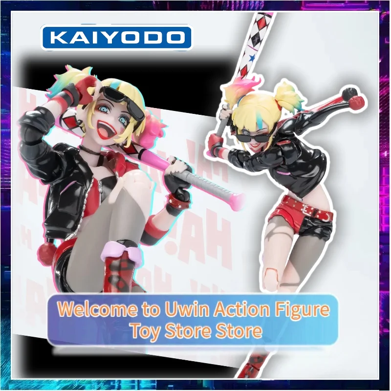 

[24hours Shipping] KAIYODO DC Comics Harley Quinn Harley Quinn Isekai Suicide Squad Action Figure Model Toy Collection Gifts