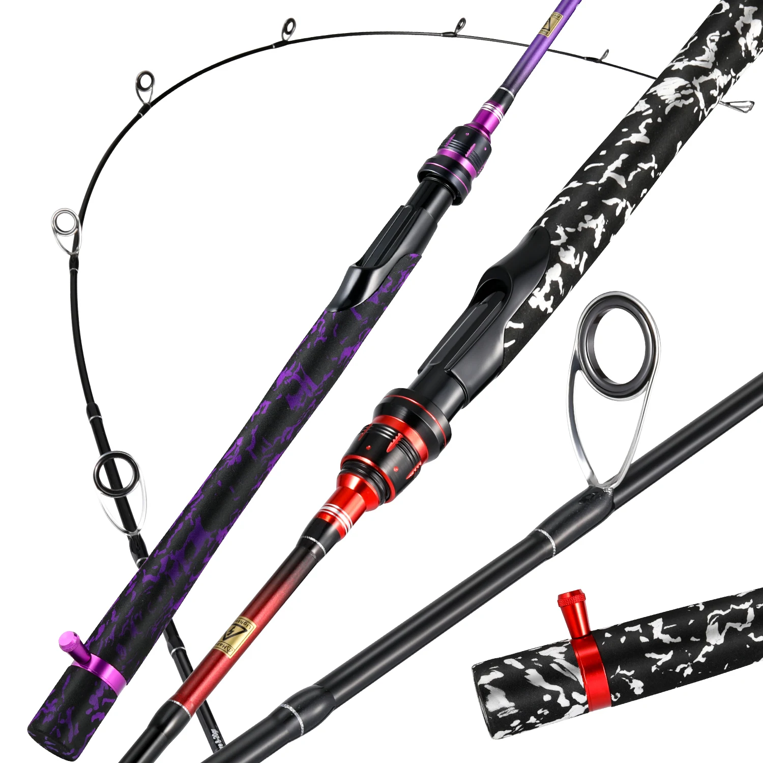 

Удилище Sougayilang 24T Carbon MH для ловли на приманку, спиннинг с цельным кончиком и рукояткой из EVA, высокая чувствительность, прочное, для пресной/соленой воды