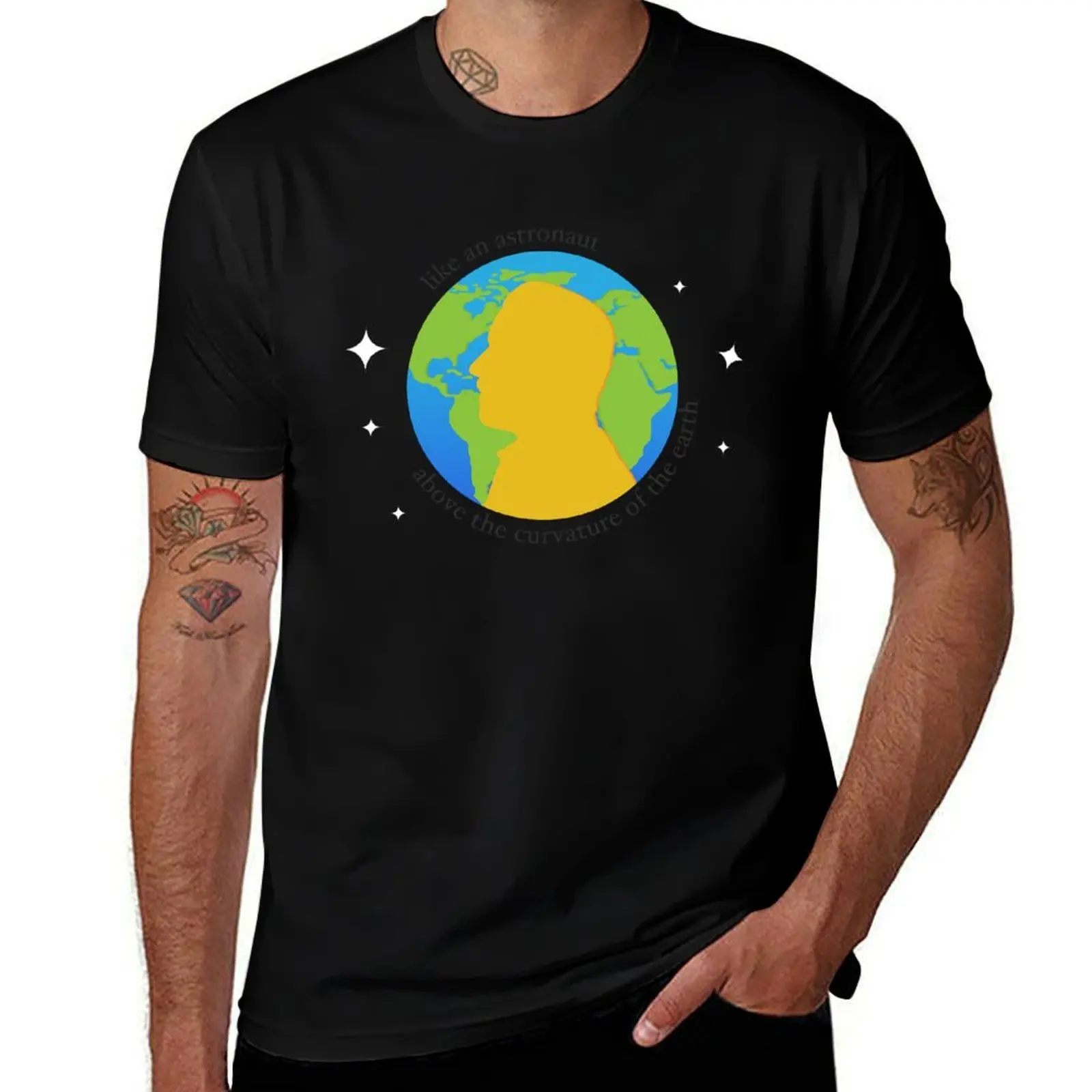 City and colour - Astronaut Sticker T-Shirt t shirts for man graphic funny T-Shirt
