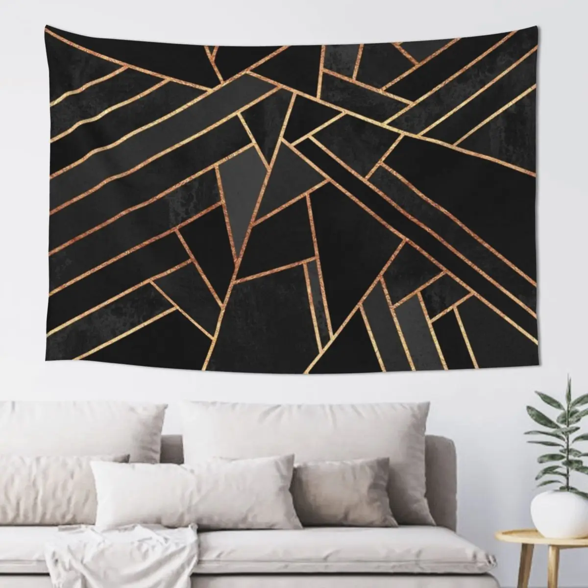 

Black Night Tapestry Bedrooms Decor Japanese Room Decor Home Decorations Aesthetics For Room Tapestry