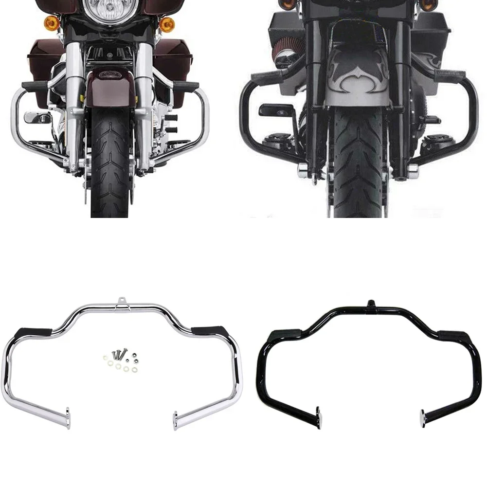 

New Motorcycle Crash Bar Engine Guard For Harley Touring Road King 2009-2017 2009 2010 2011 2012 2013 2014 2015 2016 2017