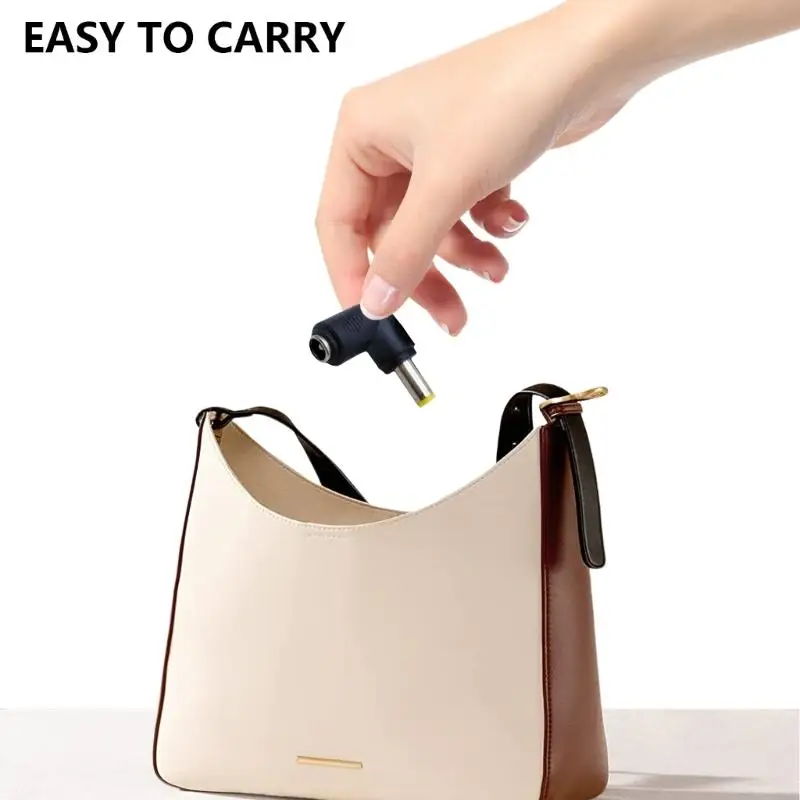 QX2B 90 درجة 5.5x2.1mm أنثى إلى DC5.5x2.5 محول موصل المقبس الذكور الأسود