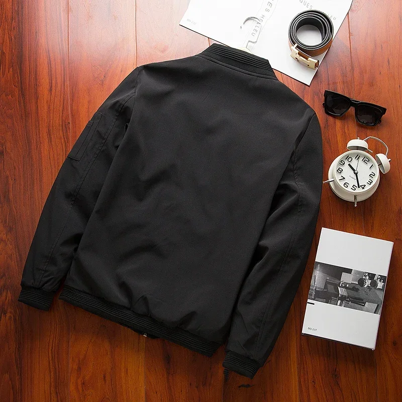 Men's 2024 Autumn New Jackets Spring Fashion WorkWindbreaker Jacket Coat Men Clothing Zipper unload Casual Jackets Men Tops