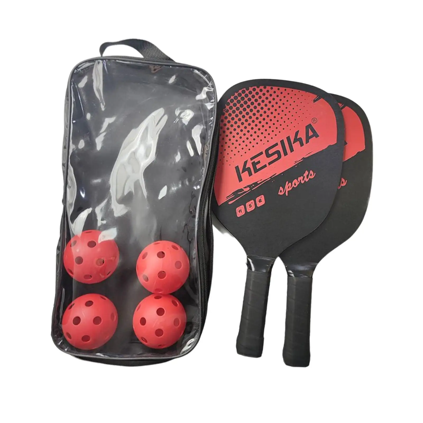 

Professional s Set of 2 Rackets Carry Bag 4 Pickleball Comfort
