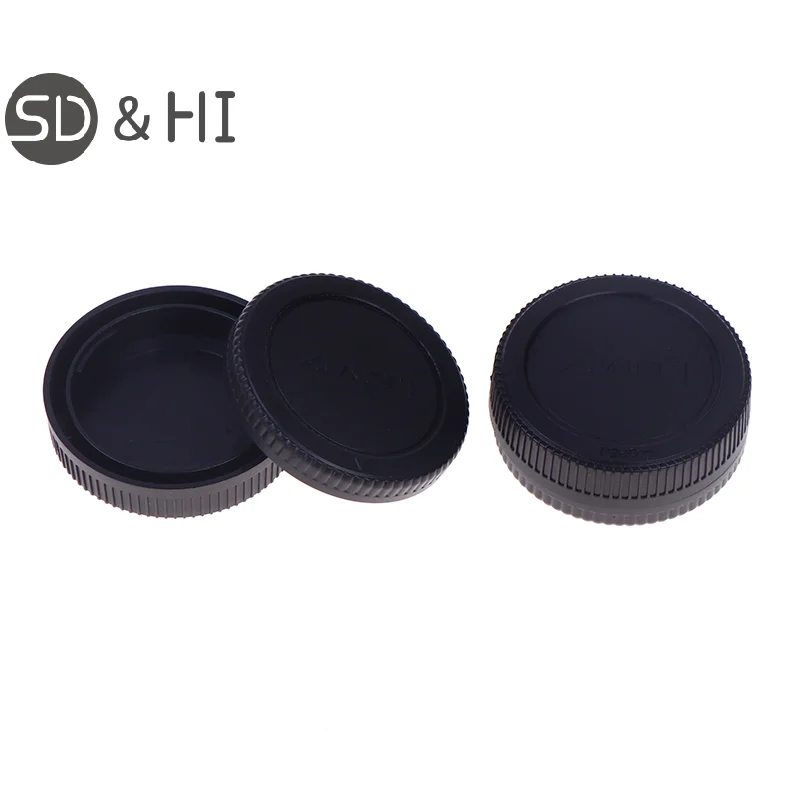 2PCS Len Caps Lenses Accessories For Lumix DMC-GF3 GF2 GF1 G10 G3 G2 G1 GH2 Rear Lens + Body Cap Cover