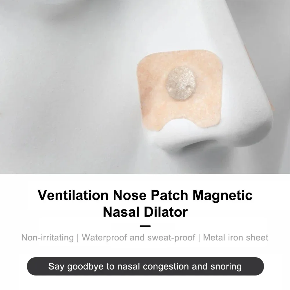 30/60/90/120Pcs Nose Breathing Magnetic Suction Iron Nasal Strips Increase Air Improve Sleep Quality Reduce Snoring image 5