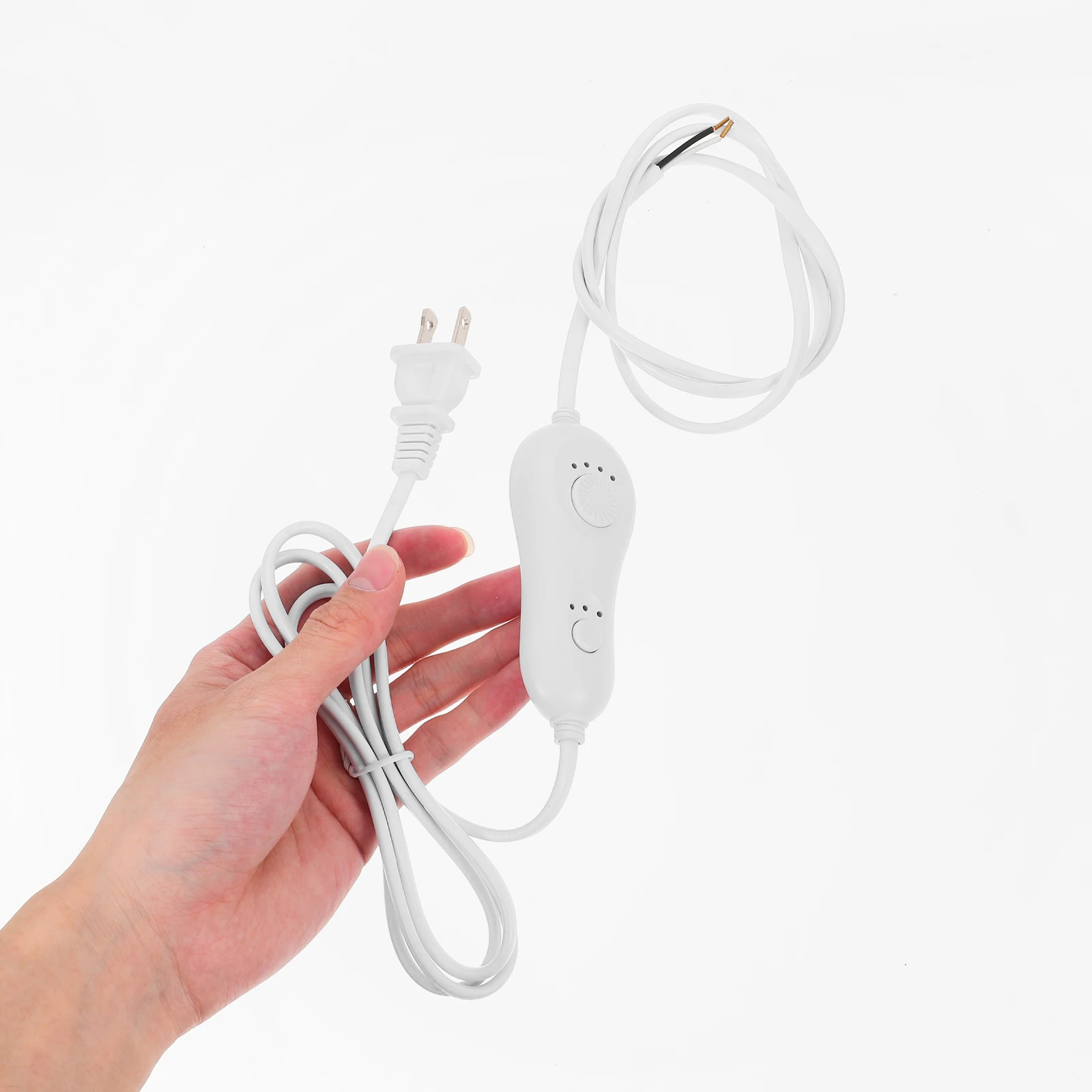 

LED Desk Power Cord Plug For Lamp 3 Level Dimming Timer Switch for Cable Voltage Regulator Compatible