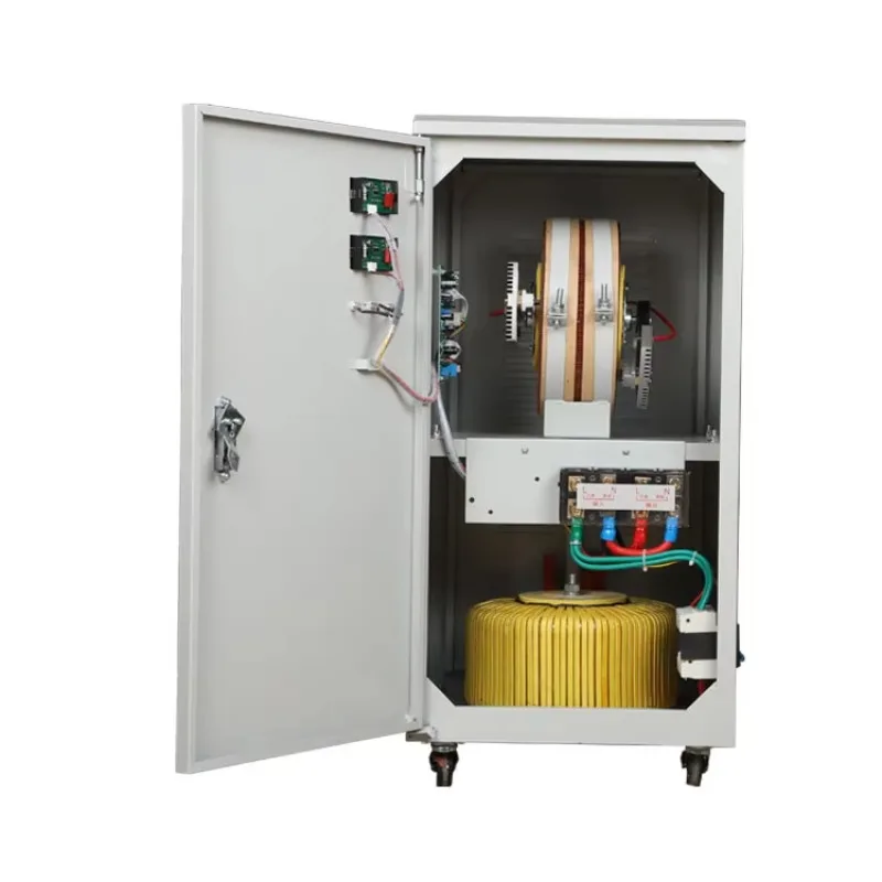 Two-phase 16A AC stabilizer 220v-15kw copper material LCD display 97% efficiency 50/60hz servo water pump SVC use
