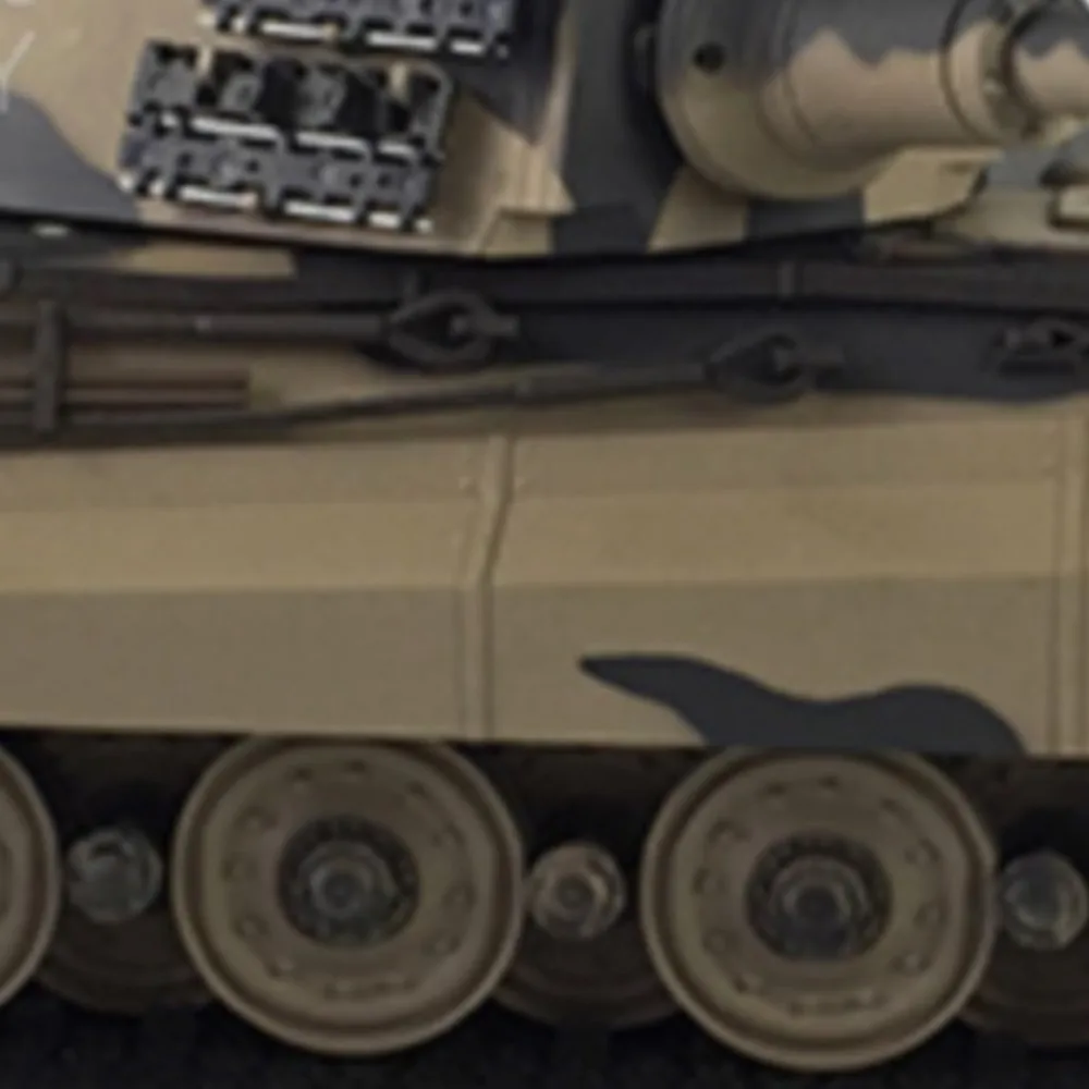 RC Panzer Henglong 1/16 7.0 King Tiger RTR RC 3888A FPV 360-Revolver-Rotationszylinder Rückstoß Raucheffekt BBs Airsoft TH19738-SMT7