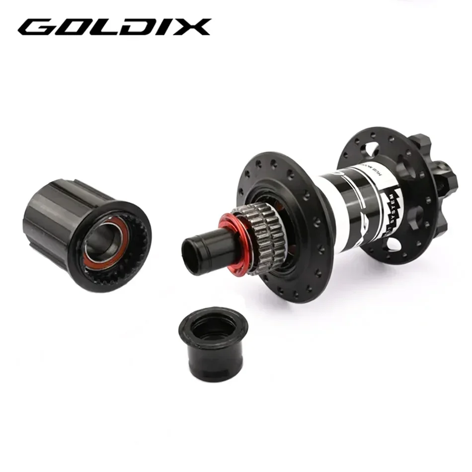 GOLDIX M370 28 حفرة Mtb دفعة محور السقاطة 36T 28 ثقوب صاخبة K7 مكعب الرعد كتلة محور الدراجة السقاطات 12 سرعة مايكرو سبلاين