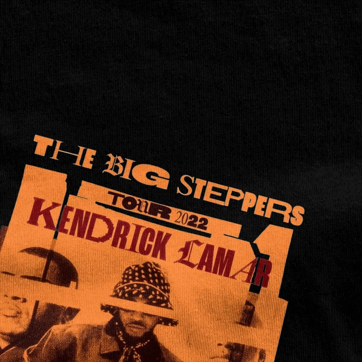 Men's Kendrick Lamar Tour 2022 T Shirts Musician Cotton Top Tees Summer Short Sleeve T Shirt Crew Neck Casual Tee Shirt Big Size