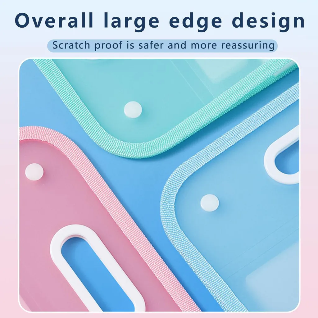 A4 Portable Vertical Thickened 13 Grids Organ PP Translucent Folder Student Data Storage File Bag School Stationery Supplies
