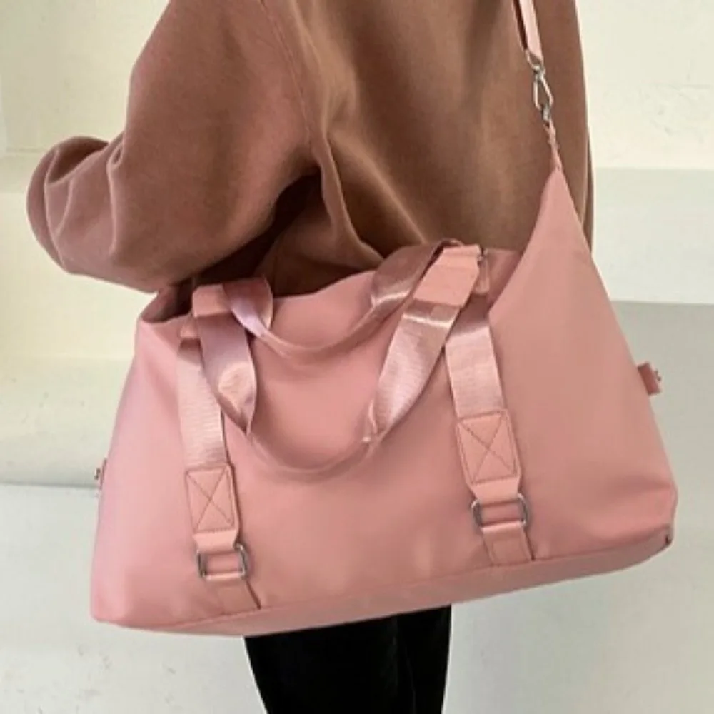 

Solid Color Large Capacity Travel Bag Waterproof Lightweight Yoga Bag Wet Dry Separation Portable Fitness Bag Swimming