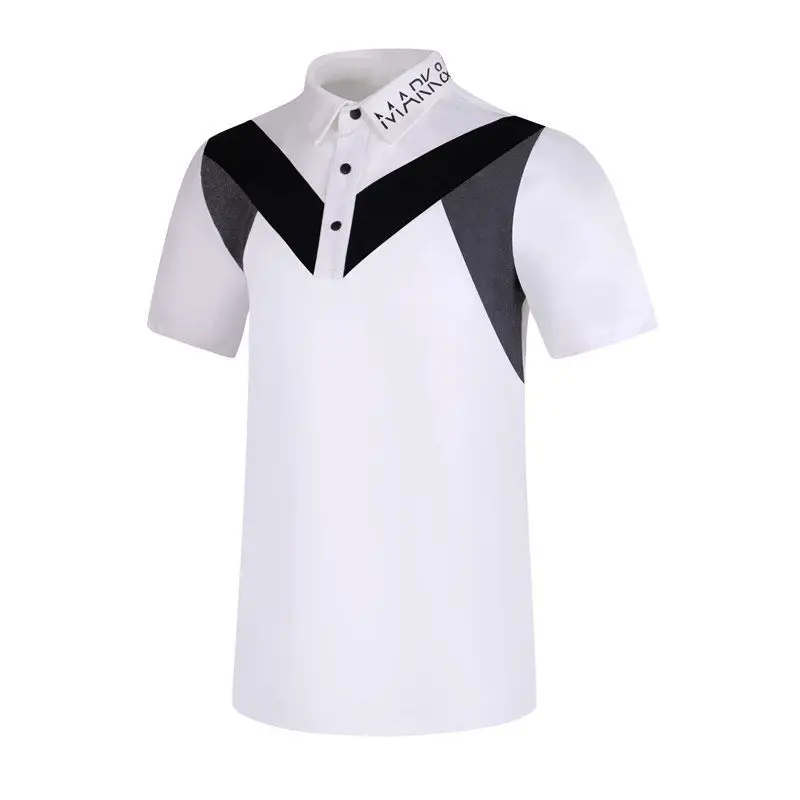 

Men's Golf Polo Shirt, Quick-Dry Breathable and Stretch Sportswear, Comfortable Collared Short Sleeve Top