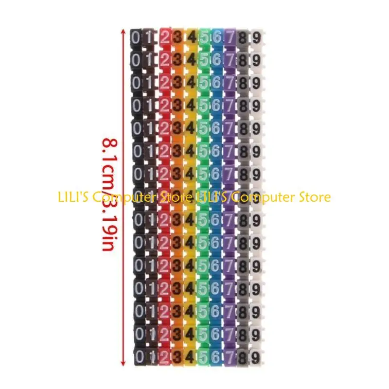 A52B 150 PCS CABLE MARKERS MARKER COLOTUFFOL COM