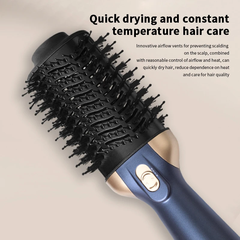 WAIKIL-Profissional elétrico cabelo secador, Hot Air Comb, Hair Styling Tool, Straight and Curly cabelo secador