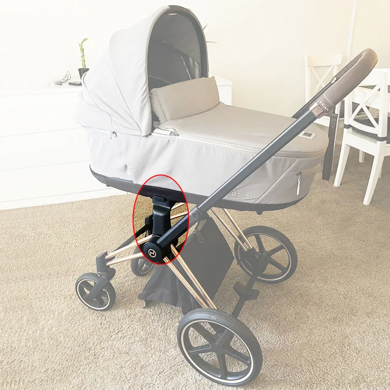 Adattatore Buggy Per Cybex Priam 2/3/4 E-Priam Passeggino Aton Cloud Q/Z Baby Basket Kinderwagen Converter Passeggino Accessori