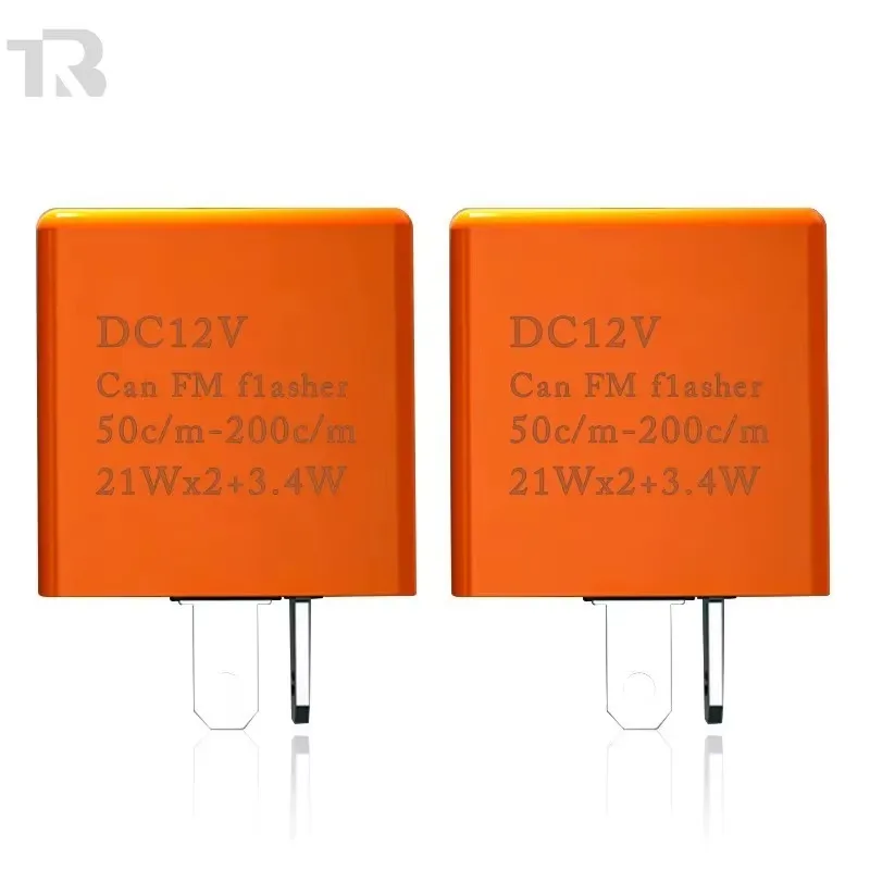

Adjustable Frequency Turn Signal 2 Pin LED Flasher Relay Indicator Square Relay Signal Light Controller Motorcycle Accessories