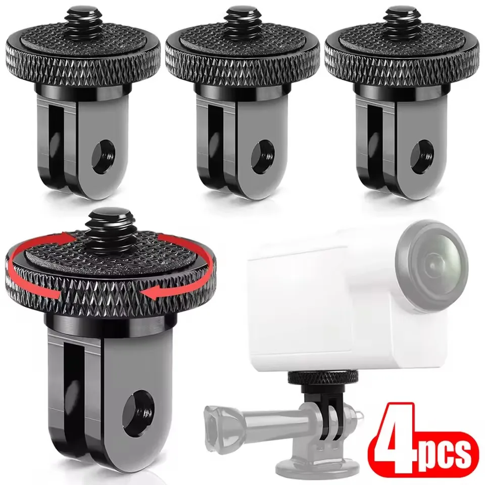1/4 Inch Screw Tripod Adapter for Gopro 13 12 11 Camera 1/4”-20 Tripod Mount for Gopro Action Cameras Standard 1/4 Accessories