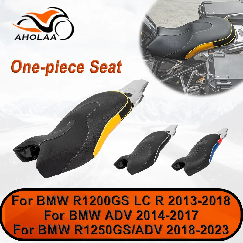 

One Piece Complete Seat Cover Pad Cushion For BMW R1200GS LC R 2013-2018 ADV 2014-2017 R1250GS/ADV 2018-2024 Driver Passenger