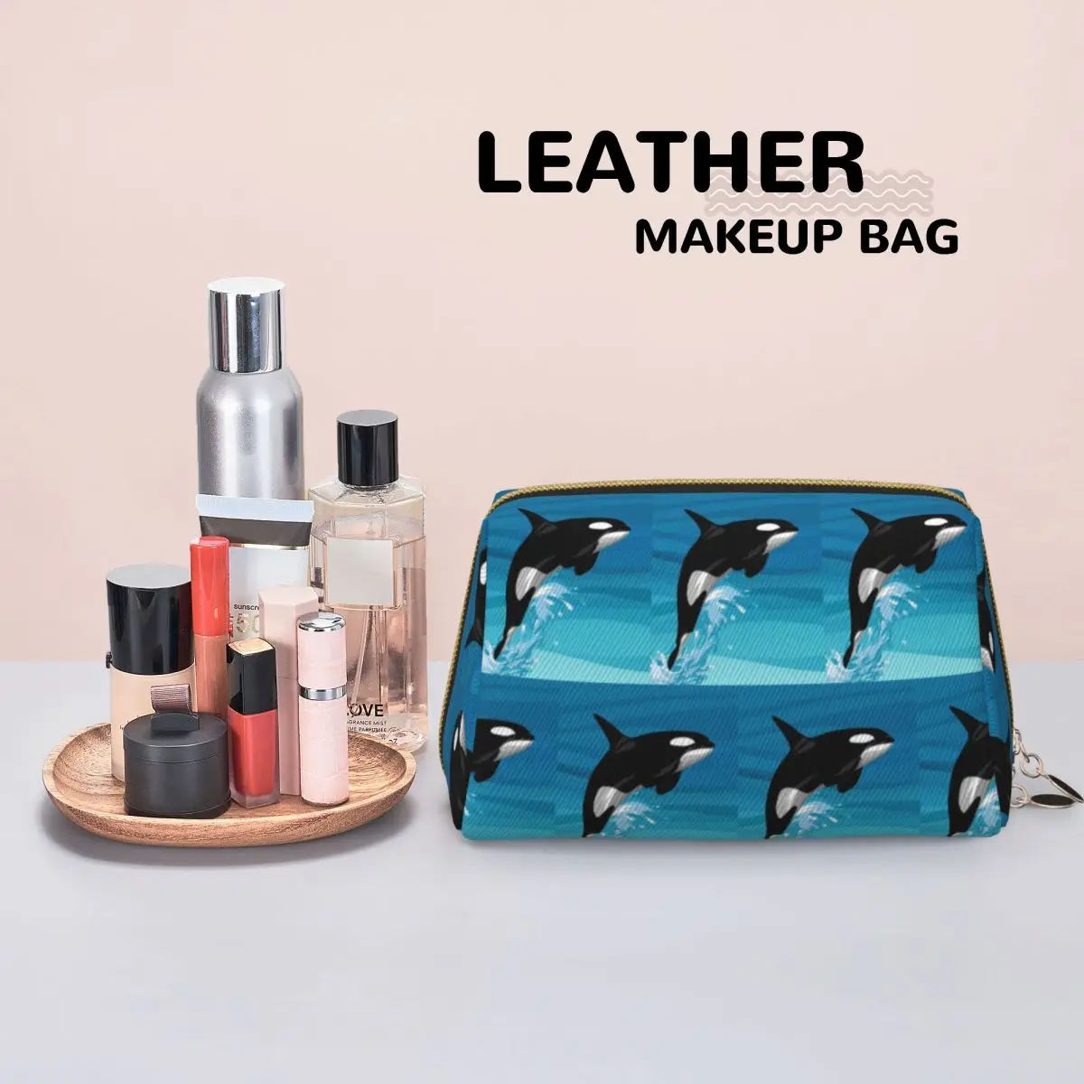 Orca Damen Kosmetiktaschen Reise Make-up Organizer Tasche Toilettenartikel Aufbewahrung Dopp Kit Box